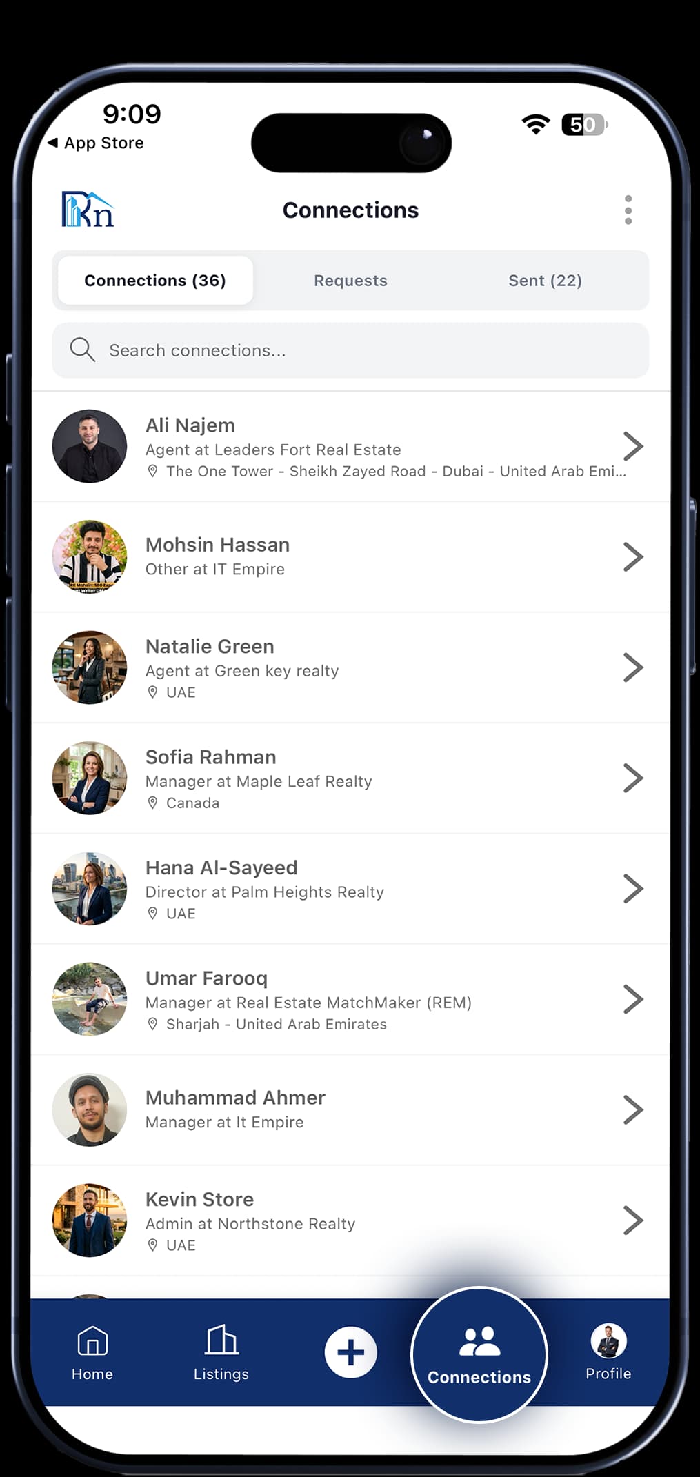RealtorsIn App Screenshot 2