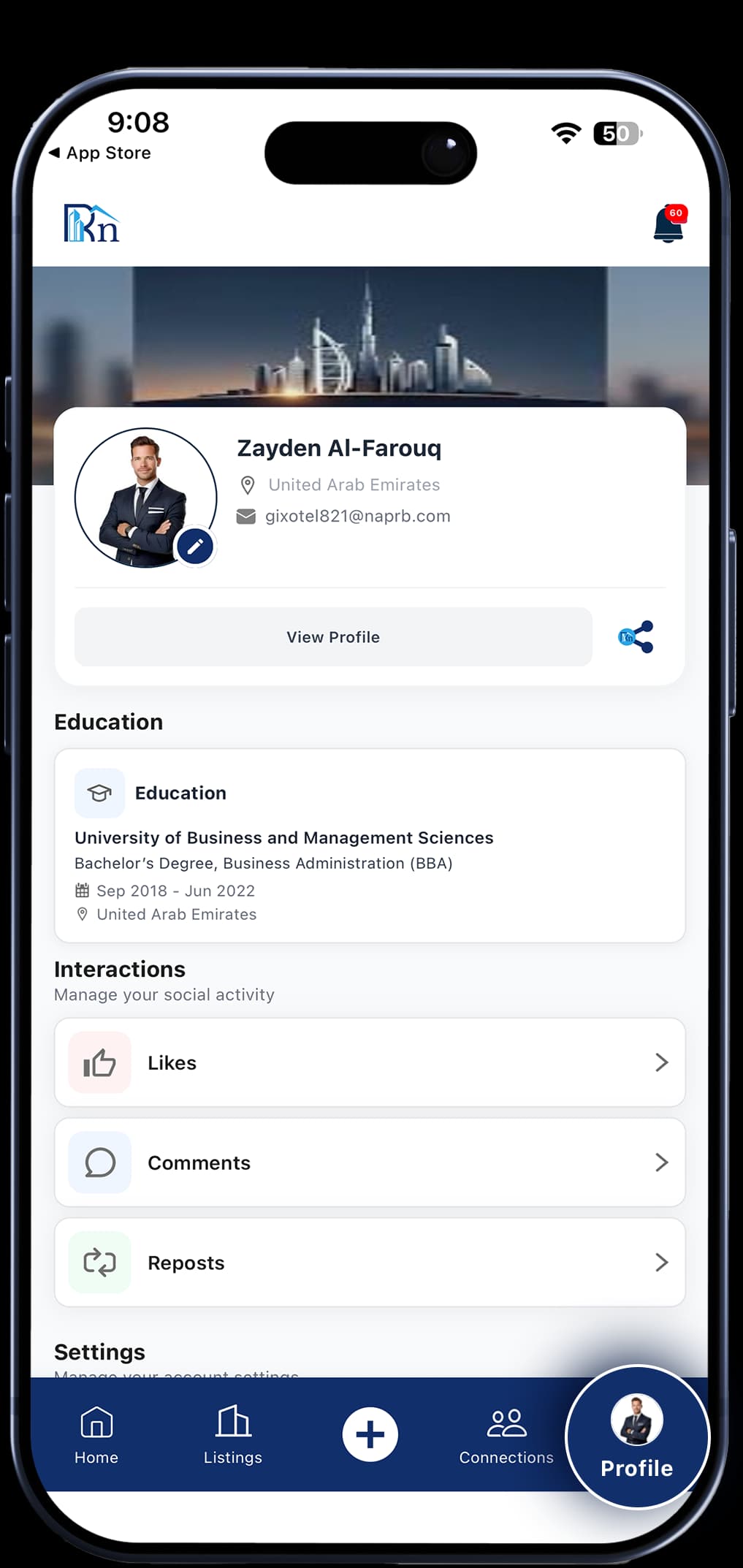 RealtorsIn App Screenshot 4